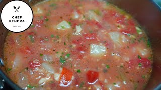 How To Make Manhattan Clam Chowder  So good  Super Easy Soup [upl. by Ketty798]