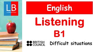 Clases Inglés online LISTENING B1 Listen amp Check 2 DIFFICULT SITUATIONS [upl. by Sopher]