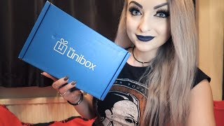 Unibox Monthly Subscription Box Unboxing  September 2017 [upl. by Valoniah811]