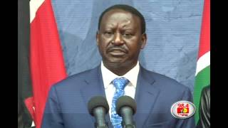 Raila accepts courts decision Full speech [upl. by Corabelle392]