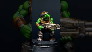 How to Paint Bright Goblin Skin Step by Step miniaturepainting [upl. by Parish684]