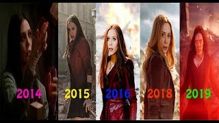 EVOLUTION of Scarlet Witch  Wanda in MCU Movies20142019Avengers Endgame [upl. by Seidler]