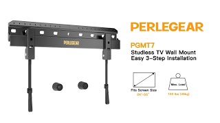 StepByStep Installation Guide for Perlegear PGMT7 Studless TV Wall Mount [upl. by Xela592]