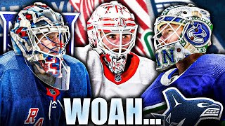 Talking About Thatcher Demko Igor Shesterkin Alex Nedeljkovic amp More Canucks Rangers Red Wings [upl. by Nofpets]