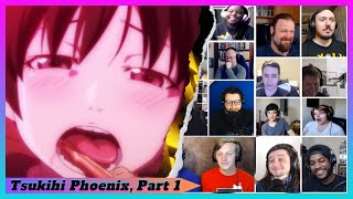 Nisemonogatari EPISODE 08 REACTION MASHUP [upl. by Lokkin]