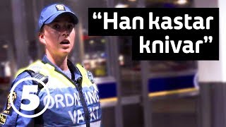 Tunnelbanan  Vad hände sen Matilda och Per var med när knivmannen blev skjuten på plattan [upl. by Wyndham443]