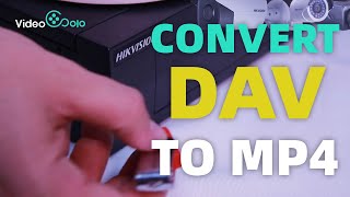 How to Convert DAV to MP4 without Losing Quality SUPER EASY [upl. by Inahpit]