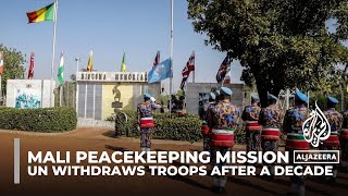 Last UN peacekeepers poised for complete withdrawal from Mali [upl. by Ainez233]