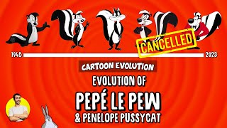 Evolution of PEPÉ LE PEW The CANCELLED Looney Tune  78 Years Explained  CARTOON EVOLUTION [upl. by Nidnerb]