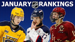 2025 NHL Draft Rankings  January Top 20 [upl. by Ebba]