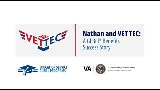 Nathan and VET TEC A GI Bill® Benefits Success Story [upl. by Gustie962]