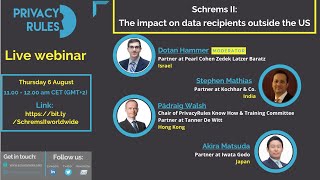 Schrems II The impact outside the US [upl. by Roye]