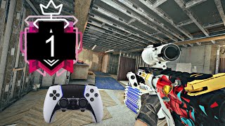 THE BEST 1 CONTROLLER CHAMPION Settings on OPERATION COLLISION POINT Rainbow Six Siege CONSOLE [upl. by Normandy]