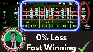 Mastering Roulette The Ultimate Fast Winning Strategy with 0 LossRoulette system [upl. by Aseela]