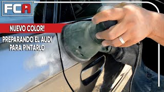 COMO PREPARAR UN AUTO PARA PINTARLO  PINTAR COCHE EN CASA [upl. by Eem]