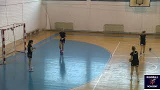 Handball Passing Drill 2 [upl. by Ainnat875]