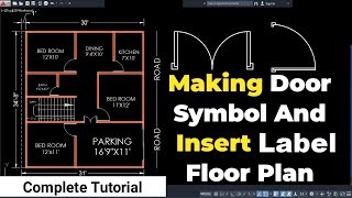 Floor Plan Doors Labeling [upl. by Gifford]