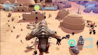 Kinect Star Wars  Rancor Rampage Gameplay Video [upl. by Eintirb]