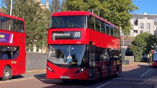 FRV Stagecoach London Route 20 Walthamstow Central  Debden Enviro400 EV 14174e LG21 HZN [upl. by Yevoc]