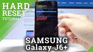 SAMSUNG Galaxy J6 HARD RESET  BYPASS SCREEN LOCK [upl. by Bohannon91]