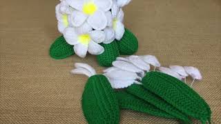 How To Crochet a Plumeria EP 1 [upl. by Hagai600]