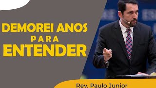 A Melhor Pregação Sobre GRAÇA Que Você já Escutou  Paulo Junior [upl. by Oirramed]