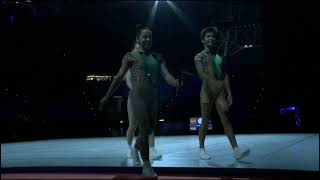 European Aerobic Gymnastics Championships Pesaro 2021  Junior Trio Final [upl. by Carolynne]