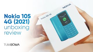 Nokia 105 4G 2021 Blue  Unboxing Review [upl. by Byron]