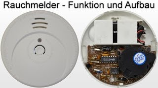 Rauchmelder Rauchwarnmelder  Funktion Aufbau und Informationen [upl. by Troc]