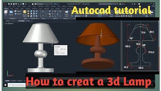 AutoCAD 3D Autodesk 3D Modeling How to drawing light bulb sketches [upl. by Aissac351]