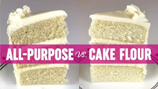 AllPurpose Flour vs Cake Flour [upl. by Pavior]