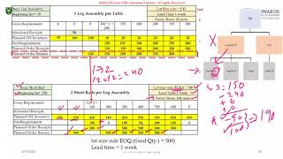 147 MRP Processing EOQ and POQ [upl. by Ecniuq738]