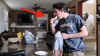 BABY POWDER ON DONUTS PRANK GROSS [upl. by Andrea]