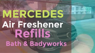 MercedesBenz Air Freshener Fragrance Refill  Sea Salt Bath amp Bodyworks [upl. by Paradies198]