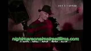 Robert Englund as Freddy Krueger in an unedited interview from the set of Nightmare 3 Dream Warriors [upl. by Leirea329]