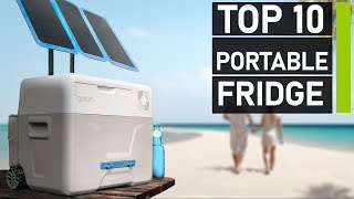 Top 10 Best Portable Fridge Freezers for Camping amp Outdoors [upl. by Auhsaj518]