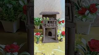 How to Build a Clay House  Step by Step Tutorialcraft mudhouseshort [upl. by Surtimed510]