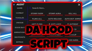 NEW Da Hood Script  Infinite Cash  Auto Farm  Kill All  AND MORE  PASTEBIN [upl. by Eiralav]