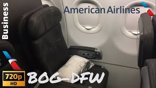 TRIP REPORT American Airlines A319 BOGOTA  DALLAS  Business Class  OUTSTANDING SERVICE HD [upl. by Iaverne]