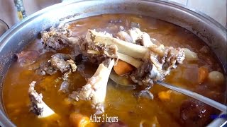 Demi Glace Sauce Bone Juice Meat Bouillon Recipes TimeLapse [upl. by Yoo749]