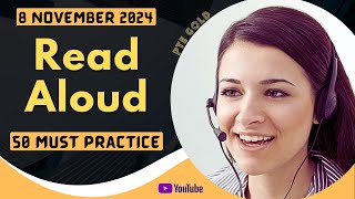 PTE Read Aloud  NOVEMBER 2024  MUST PRACTICE [upl. by Strauss]