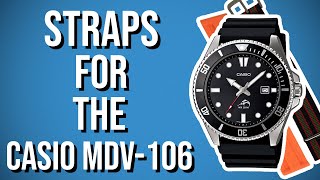 Some strap suggestions for Casio MDV106 Duro [upl. by Isaacs442]