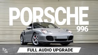 Porsche 996 Sound System Upgrade  Custom Subwoofer Installation amp Sound Test [upl. by Anyala]