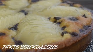 🥧TARTE BOURDALOUE POIRESCHOCOLAT  PEAR AND CHOCOLATE TART [upl. by Ethbin]