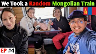 Travelling in the Local Train of Mongolia with Wonderful Mongolians 😍🔥 [upl. by Iaoh]