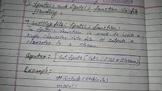 fputcfputs fgetc amp fgets functions in file handling [upl. by Ledairam]