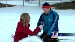 KUTV Reporter Brooke Graham Passes Out On Air Continues to Report [upl. by Eyar201]