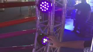 Eliminator Lighting Mini Par RGBW LED at Infocomm 2017 Orlando [upl. by Ragucci]