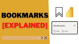 How to Create BOOKMARKS in Power BI Desktop 2020 [upl. by Derriey795]