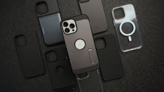 iPhone 13 Pro Max Spigen Case Lineup Review [upl. by Ecirtaeb]